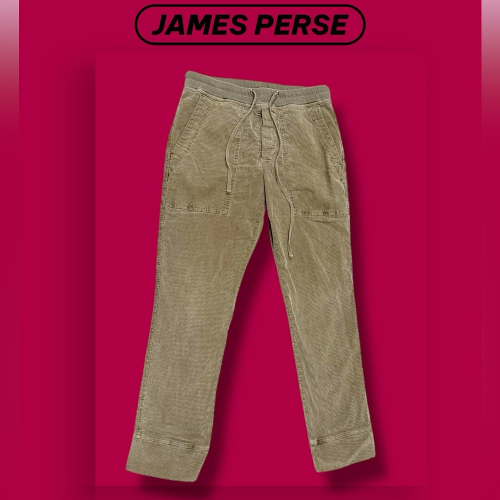 James Perse Relaxed Fit Tan Corduroy Pants